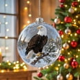 thumbnail image 5 of Taicans ‌3.5" Shatterproof Snow Globe Christmas Ornament - Realistic Eagle & Snowy Scene,Holiday Gift for Home/Office Decor,Xmas Tree Party Decoration,Bird Lover Collector's Item‌, 5 of 5