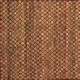 thumbnail image 1 of Ahgly Company Indoor Square Abstract Brown Contemporary Area Rugs, 7' Square, 1 of 4