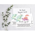 thumbnail image 4 of Inkdotpot 30Dinosaur Jungle Animals Baby Shower Book Request Cards Bring A Book Instead Of A Card Baby Shower Invitations Inserts Games, 4 of 6