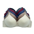 thumbnail image 1 of Iheyi 6 Pieces No Wire Full Cup Plain/Lace Light Padded Wire Free Bra A/B/C 32B (63020-62R1-62L1), 1 of 2