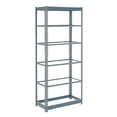 thumbnail image 2 of Global Industrial Heavy Duty Shelving 36"W x 24"D x 84"H With 6 Shelves, No Deck, Gray, 2 of 3