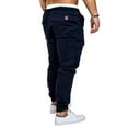 thumbnail image 4 of Men‘s Cargo Pants Casual Joggers Sports Drawstring Trousers Sweatpants, 4 of 5