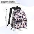 thumbnail image 4 of Fotbe Lilies Flowers Lightweight Casual Laptop Backpack for Men and Women, Daily use Waterproof backpack, Backpack for College, 4 of 8