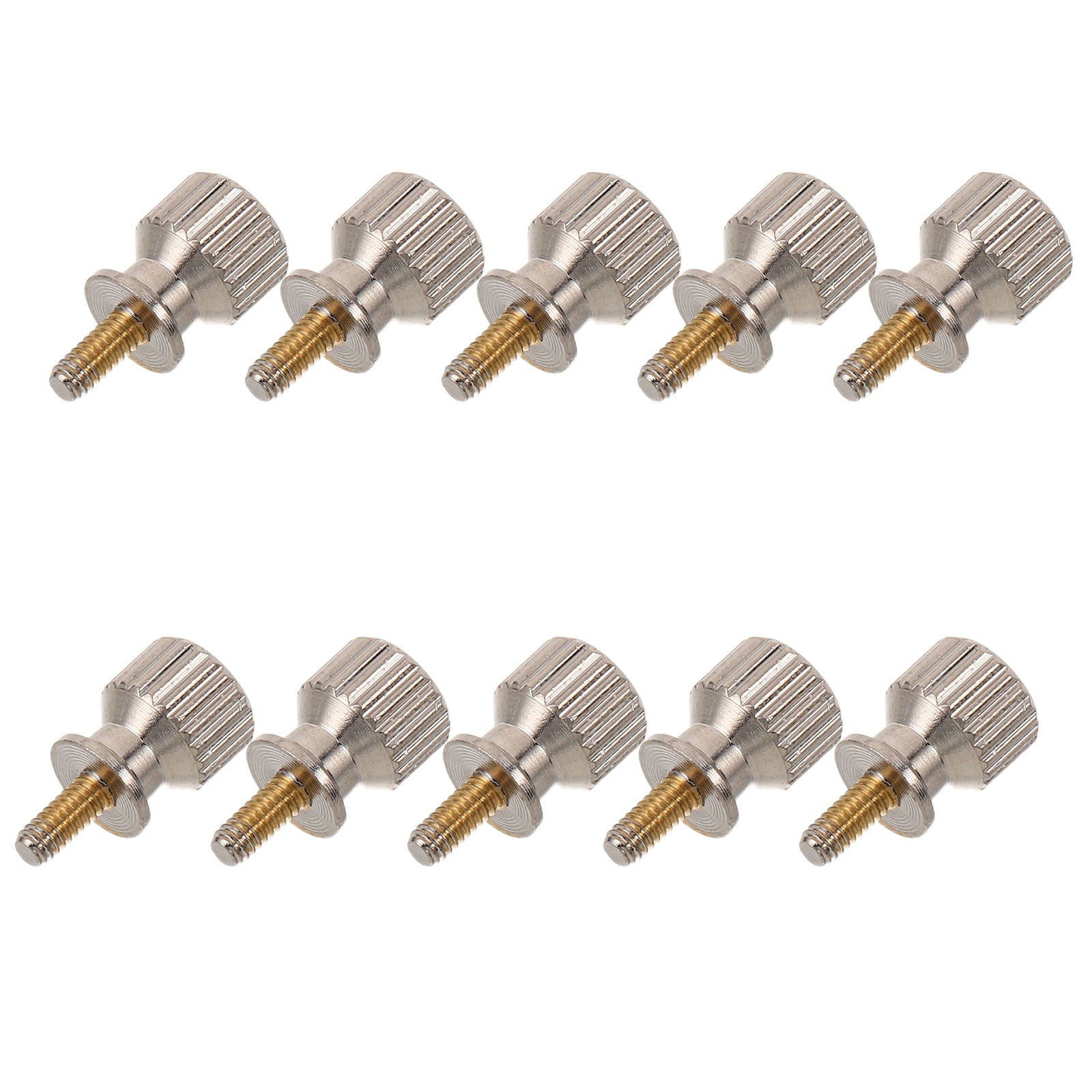 RENACLIPY 10Pcs Vernier Caliper Locking Screws Plated Silver Durable Replacement for Precision Measuring Tools