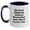 White/Navy, variant on Funny Stepdad Gifts from Men to Stepdad - 2 Tone Coffee Mug for Graduation - 'My Dear Stepdad, Always Remember How Much I Love You.'