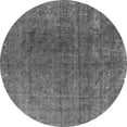 thumbnail image 1 of Ahgly Company Indoor Round Oriental Gray Industrial Area Rugs, 6' Round, 1 of 4