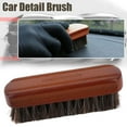 thumbnail image 3 of Horsehair Wooden Brush for Car Detailing, Interior & Exterior Cleaning, Polishing, Buffing Tool, 3 of 7