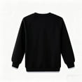 thumbnail image 6 of NAISIBABY Sweatshirt for Girls, Long Sleeve Cotton Comfortable Round Neck Kids School Uniform Casual Tops Black 12T, 6 of 6