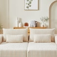 thumbnail image 6 of Aukfa 87" Oversized Double Chaise Lounge Indoor Chair Boneless Couch for Living Room, 4 Pillows, Beige, 6 of 9