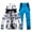 Blue, variant on Men Outfits Men's And Men's Ski Jackets And Pants Set Windproof Insulated Snowsuit Winter Warm Snowboarding Snow Coat Cute Outfits For Men