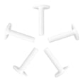 thumbnail image 1 of Paquete de 5 soportes de goma para Tees de golf para prácticas en interiores y exteriores y alfombrillas de campo de prácticas 83mm Cola Tees de campo de golf, 1 of 8