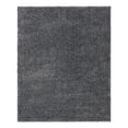 thumbnail image 3 of Unique Loom Soft Solid Shag Collection Area Rug - Aras (8' x 10' Rectangle Pebble Gray), 3 of 7