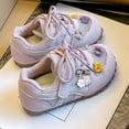 thumbnail image 6 of Girls Flat Sandal Glitter Mary Jane Princess Shoes Sequin Party Wedding Shoes Toddlers Kids Ballet Dress Shoes Birthday Prom Cosplay Dance Shoes Purple 7, 6 of 7