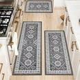 thumbnail image 6 of Ileading Boho Kitchen Rug Sets 3 Piece Runner Bohemian Mats Non Skid Washable Kitchen Floor Mat Runner, 6 of 12