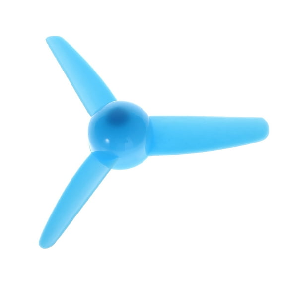 1PC Wind Power Toy Three Blade Plastic Propeller Accessories Shaft Diameter 2mm