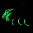thumbnail image 1 of 20pcs resplandor luminoso en los ganchos de pesca de púas afilados oscuros con # 22 Cola ganchos carpa, 1 of 8