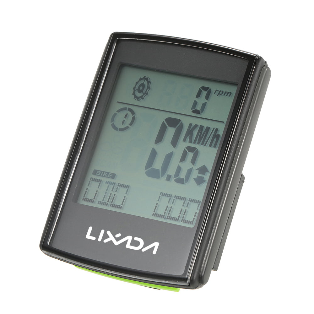 LIXADA  2-in-1 Wireless LCD Bicycle Cycling Computer Speed Cadence A7M0 