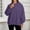 Purple, variant on YMNXA Womens Hoodies Long Sleeve Solid Color Comfortable Loose Fit Sweatshirt For Daily Wear Beige L