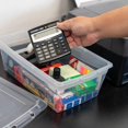 thumbnail image 3 of Guateplast - Juego de 6 Contenedores de Almacenamiento de Plástico 6Qt (6 litros) | Contenedores plásticos para organizar espacios | Caja de Plástico | Cajas Pl&amp;aa, 3 of 8