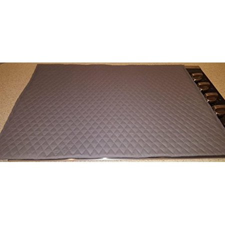 Quilted Cover Protector For Glass Ceramic Stove Top Gray