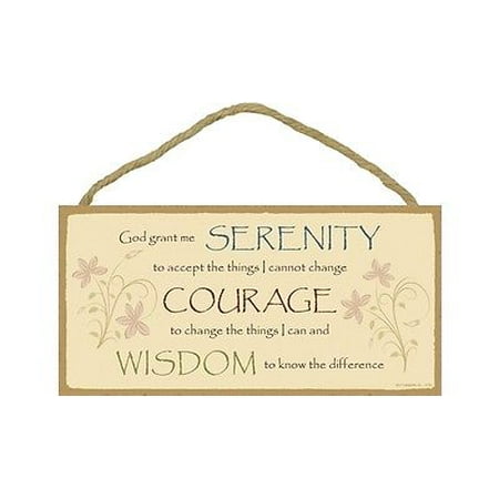 - SERENITY PRAYER Primitive Wood Hanging Sign 5