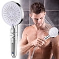 thumbnail image 1 of XYAIYT High-Pressure Shower Head for Versatile Use in Bathroom and Kitchen Featuring Easy Installation Copper Design Six Spray Modes Water Saving and Long-Term Durability, 1 of 3