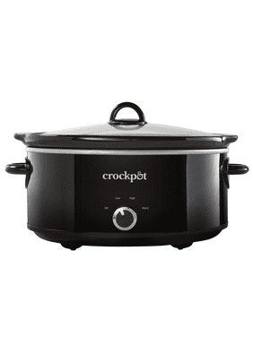 Crock-Pot 7-Quart Manual Slow Cooker, Black