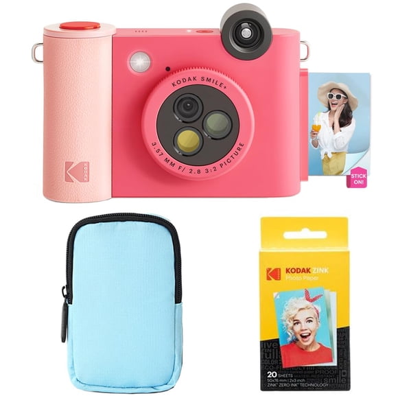 Cámara digital de impresión instantánea e impresora inalámbrica KODAK Smile+