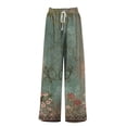 thumbnail image 4 of Bovemsi Wide Leg Pants Woman Women's With Pockets High Waist Adjustable Loose Casual Trousers Business Work Travel Pants, 4 of 4