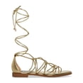 thumbnail image 3 of Steve Madden Womens Ainsley Faux Leather Caged Gladiator Sandals, 3 of 3