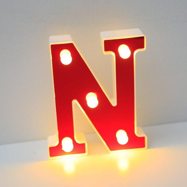 Desktop Decor Fashion LED Subtitle Lamp LED Lamp Life Is Long Long Term Use Without Heat. Get The Best Decorative Effect LED Letter Lights Light Up Plastic Letters Standing Hanging