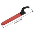 thumbnail image 3 of C Hook Spanner Wrench Collet Chuck for 68-72mm Round Nut, w Red Non-slip Handle, 3 of 4