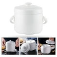 thumbnail image 3 of 1 Pc Durable Ceramic Water-proof Stewing Pot for White Fungus Soup Bird's Nest, 3 of 9