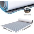 thumbnail image 3 of EVA Foam Boat Flooring Mat Decking Sheet Faux Teak Marine Sheet Pads,Non-Slip Self-Adhesive Thick Mat 6mm for Marine Boat Yacht Swimming Pool, 3 of 10