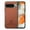 Brown, variant on Designed for Google Pixel 9 / 9 Pro Classic Case, Slim Leather Luxury Business PU Non-Slip Texture Grip Shockproof Bumper Protective Phone Cover Men Women For Google Pixel 9 / 9 Pro,Green