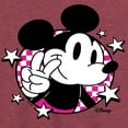 thumbnail image 3 of Disney - Mickey & Friends - Peace Sign - Retro Style - Women's Racerback Tank Top, 3 of 5