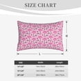 thumbnail image 4 of Uemuo Cool Flamingos Print Throw Pillow Case – Cozy & Soft Cushion Cover, Hypoallergenic Pillow Case for Sleeping, Perfect for Women with Envelope Closure-14"x20", 4 of 6