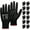 Black, variant on Safety Work Gloves PU Coated,12 Pairs Seamless Knit Glove for Men and Women, with Smooth Grip on Palm and Fingers, Ideal for General Duty Work (Large, Black)