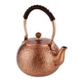 thumbnail image 3 of TISHITA Coffee Pot Teapot Handmade Chinese Tea Ceremony Teawear Violet Copper Teapot for Electric/Induction/Gas s Teakettle, 3 of 8