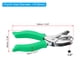 thumbnail image 2 of Uxcell 1/4" Perforadora de un solo agujero, perforadora manual con agarre, forma de estrella, perforadora de papel de metal verde, 2 of 7