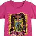 thumbnail image 3 of LOL OMG! Fashion Dolls - Fierce Graffiti - Toddler & Youth Girls Short Sleeve Graphic T-Shirt, 3 of 5