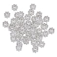 thumbnail image 1 of 200pcs Snowflake Spacer Beads Set, Loose Beads , DIY 6mm Craft Decor Loose Charm, 1 of 9