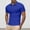 Dark Blue, variant on Bcfgryg Men's Summer Fashion Silk V Neck Shirt Short Sleeve Men's Short Sleeve Collared Shirt