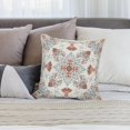 thumbnail image 4 of Vintage Paisley Pillow Cover,Boho Colourful Abstract Geometric Mandala Floral Artistic Aesthetics Pillow Covers with Hidden Zipper Set of 2 for Bedroom Living Room Sofa Cushion16 x16, 4 of 6