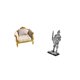 thumbnail image 5 of Escultura De Estatua De Caballero En Miniatura De Madera Con Sofá, Adorno De Mesa Vintage Creativo Para Casa De Muñecas, Juguetes De Bricolaje, Escena De Vida, Entrada, Estantería,, 5 of 8