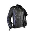 thumbnail image 3 of Mens Designer Cool Black Costume Genuine Leather Jacket SouthBeachLeather, 3 of 4
