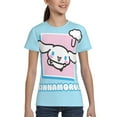 thumbnail image 4 of Sanrio Cinnamoroll Kids T-Shirt 3d Printed Graphic T-Shirts Boys And Girls Short Sleeve Shirts For Youth Kids X-Small, 4 of 6