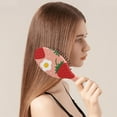 thumbnail image 2 of Painted Strawberry Detangler Brush - Gentle Round Bristles for Kids & Sensitive Scalps, 2 of 4