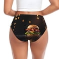 thumbnail image 3 of Womens Underwear - Gourmet Bacon Cheeseburger No Show Seamless Underwear for Women, Stretch Women's Panties, Hipster Soft Comfort Ladies Panties Bikini Underwear Briefs, 3 of 6