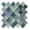 Baylee, variant on SAMPLE-Grandio Prisml Brown 2-in. Arabesque Polished Glass Mosaic Wall Tile